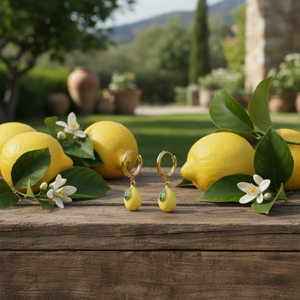 Pendientes Limones Veraniegos