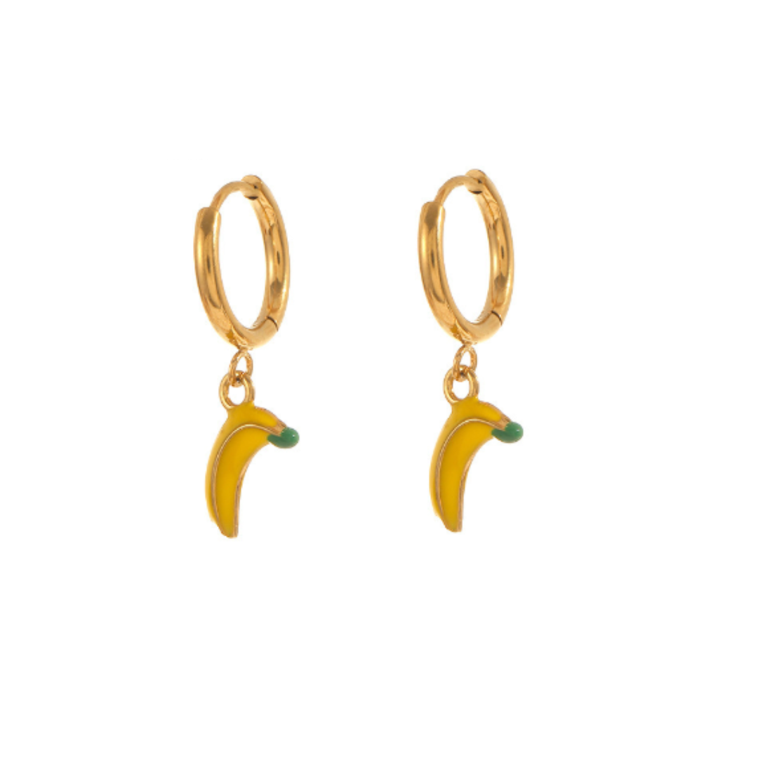 Pendientes Plátanos Tropicales