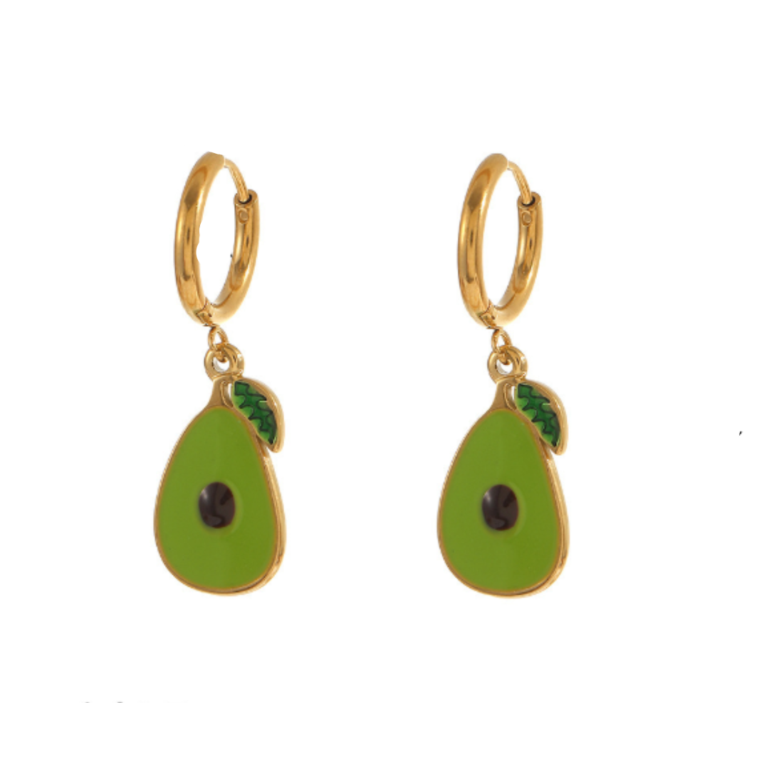 Pendientes Aguacate