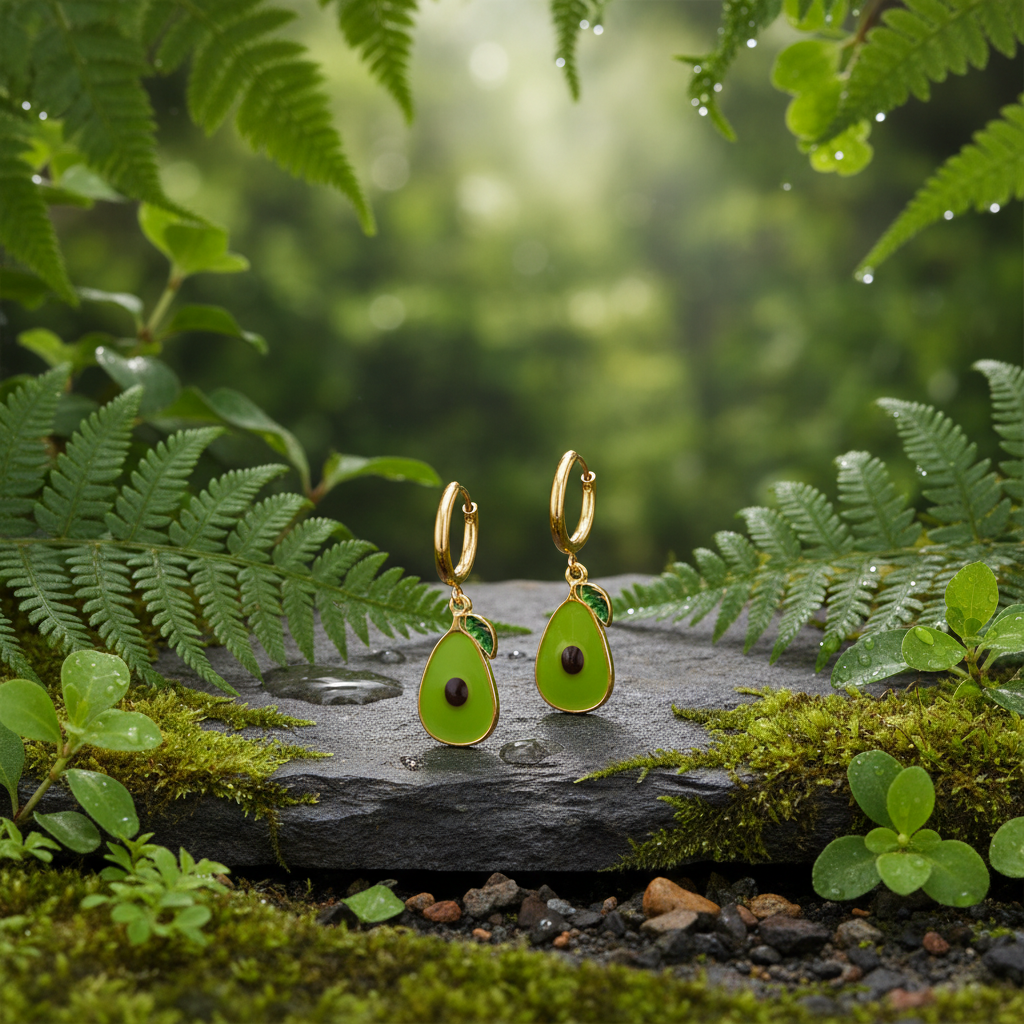 Pendientes Aguacate