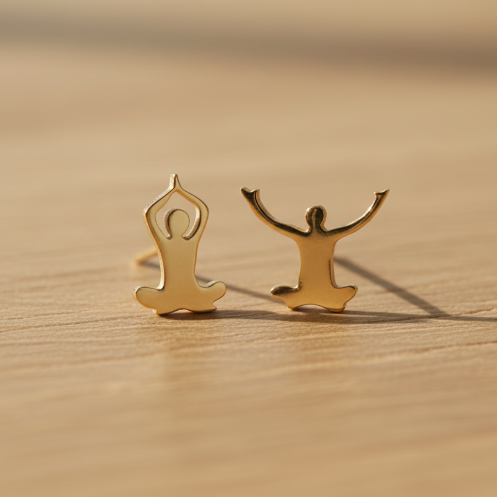 Pendientes Yoga (Dorado)