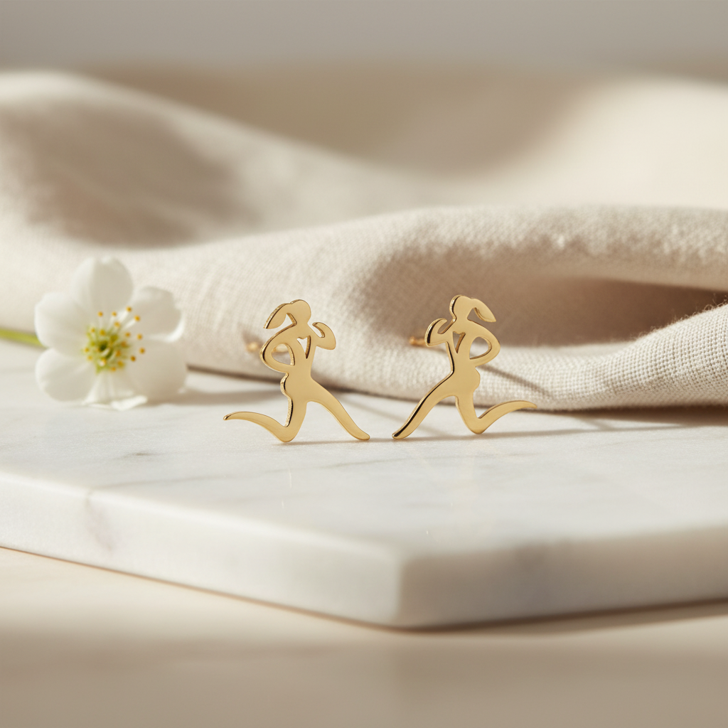 Pendientes Runner (Dorado)