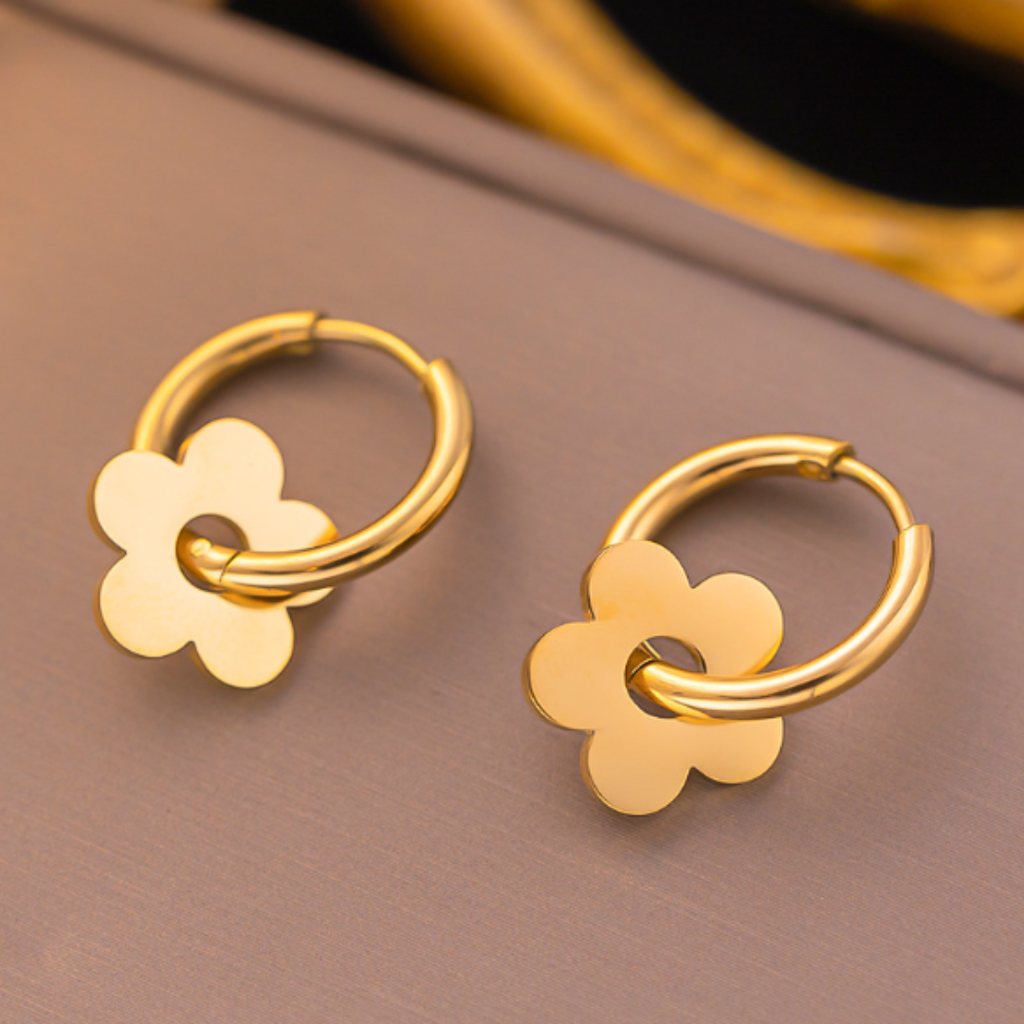 Pendientes Flor