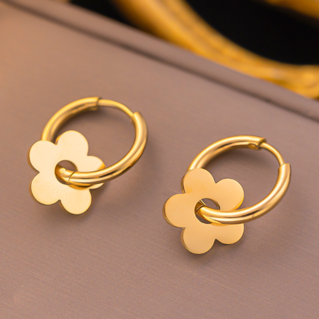 Pendientes Flor