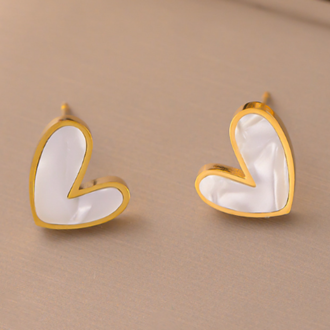 Pendientes Corazones de Madreperla
