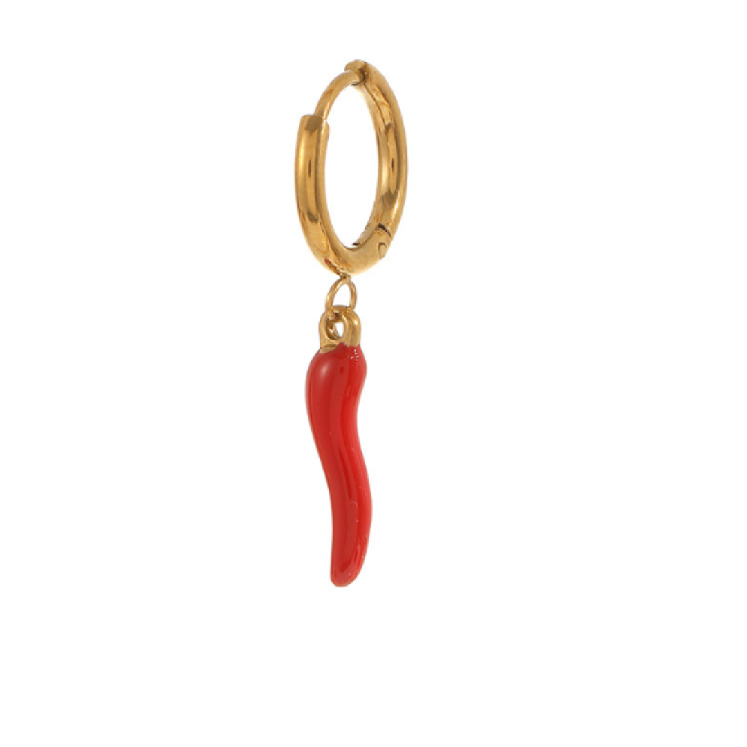 Pendientes Chili Rojo