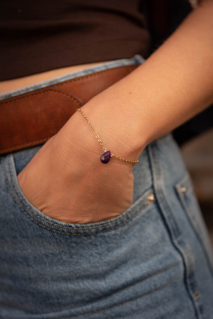 Pulsera Lágrima de Amatista