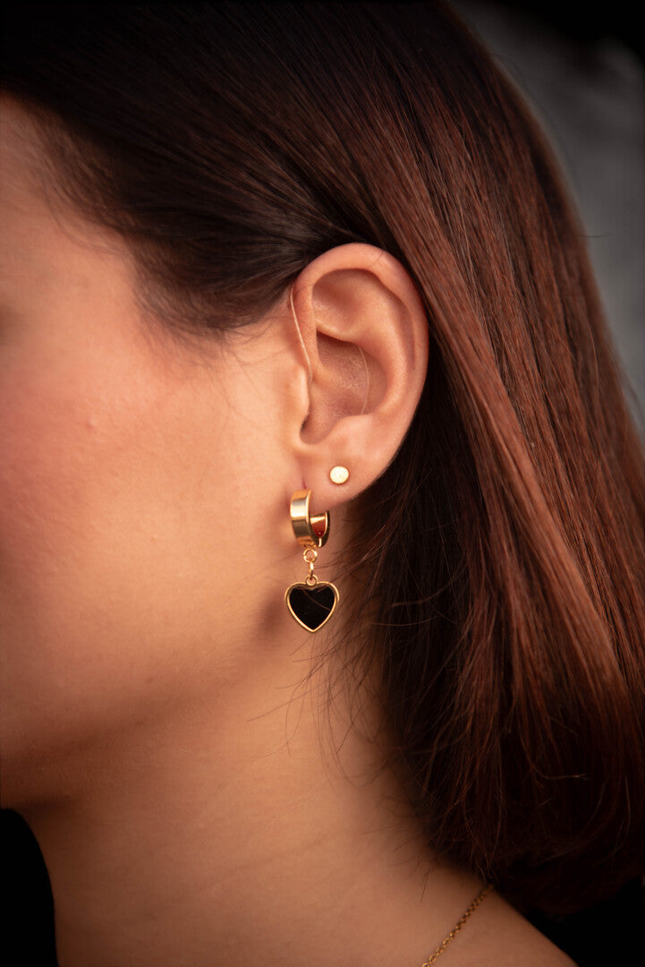 Aros Corazón Sombra