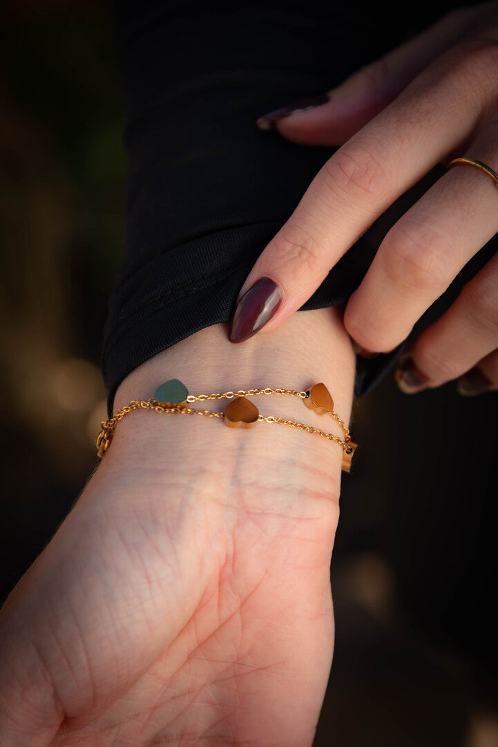 Pulsera Corazones de Mía
