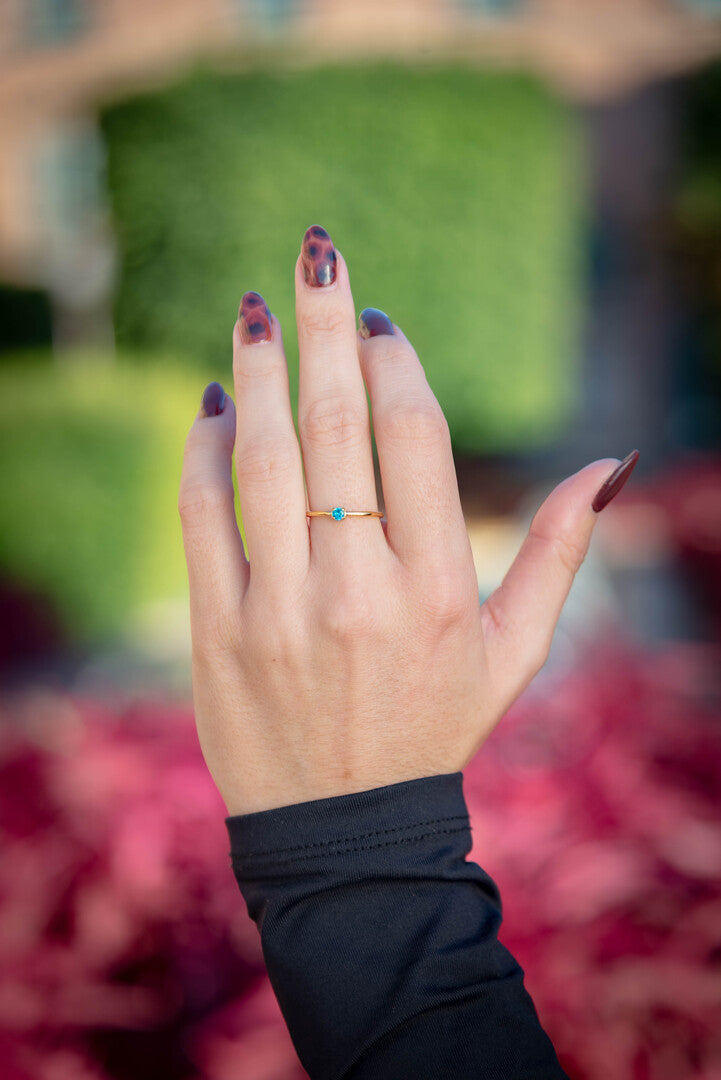 Anillo Azul Profundo