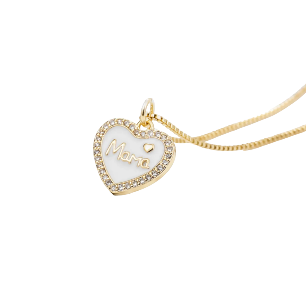 Collar Corazón de mamá
