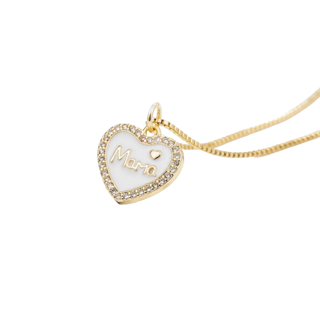 Collar Corazón de mamá