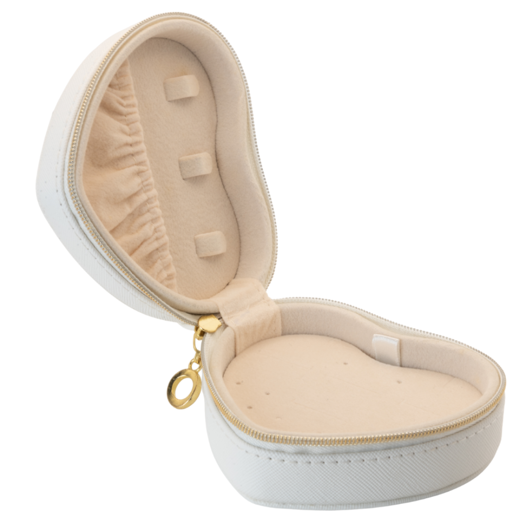 Joyero Corazón de Esencia Blanco