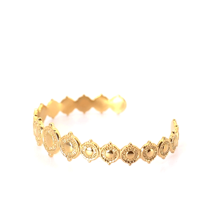 Pulsera Foco Dorado
