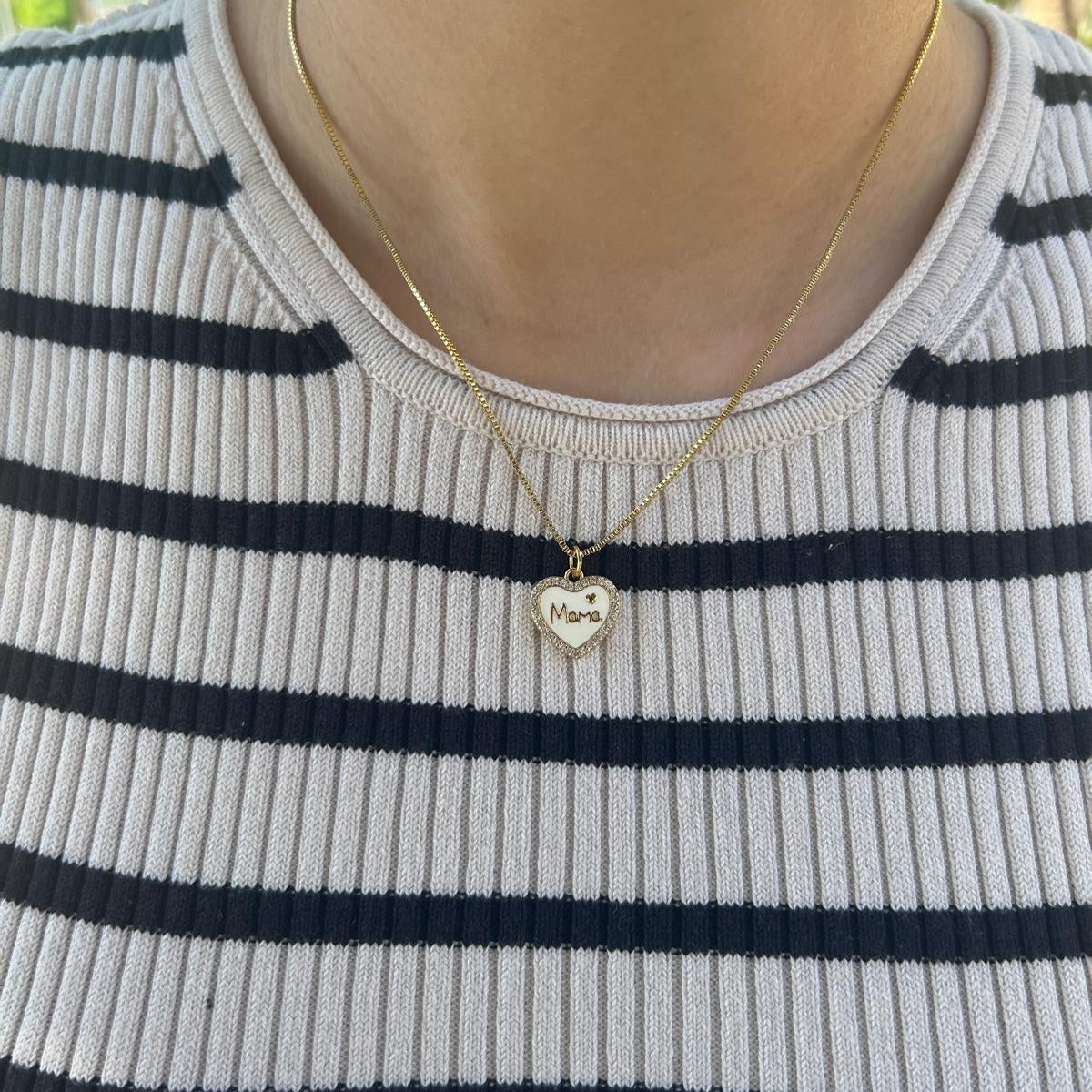 Collar Corazón de mamá