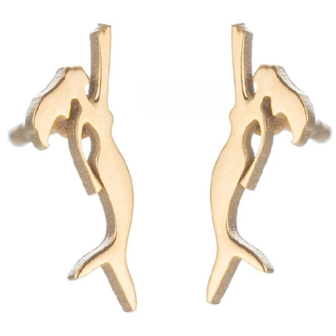 Pendientes Silueta Marina (Dorado)